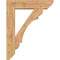 Ekena Millwork Olympic Slat Smooth Bracket w/ Offset Brace, Western Red Cedar, 7 1/2"W x 30"D x 38"H BKT0806X30X38OLY06SWR - alternate 2